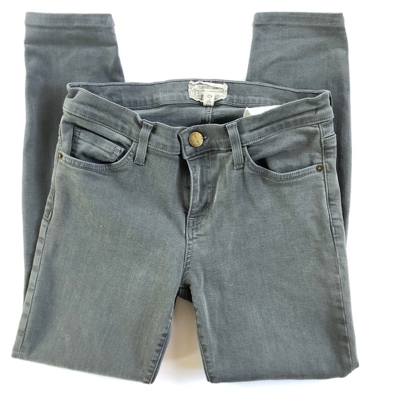 Current/Elliott The Stiletto Skinny Jeans in Gray - Picture 5 of 6